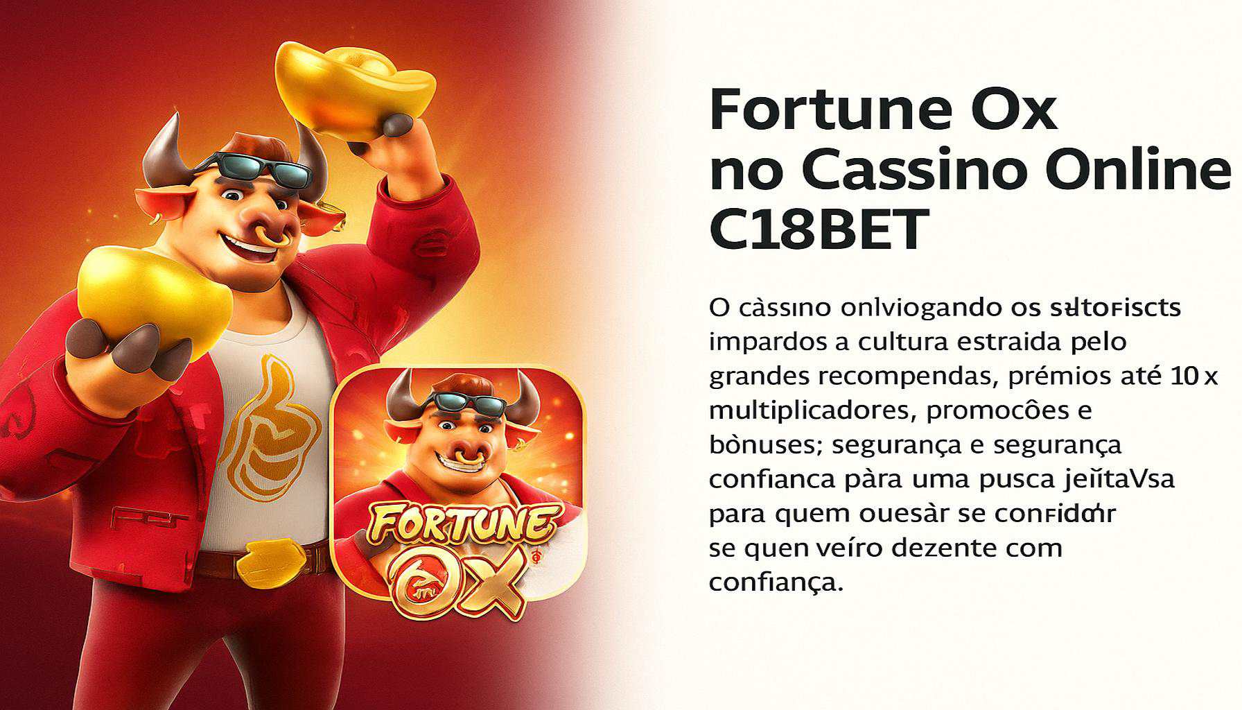 Fortune Ox no C18BET - Aposte Agora e Reivindique Seus Ganhos
