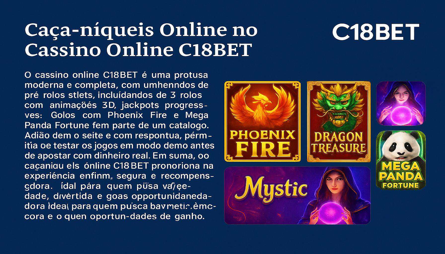 Explore o mundo das slot machines no C18BET Casino